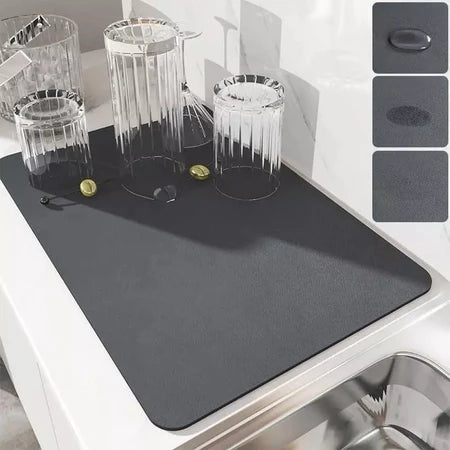 Tapete Absorbente para Secar Platos – Cocina Limpia, Seca y Organizada