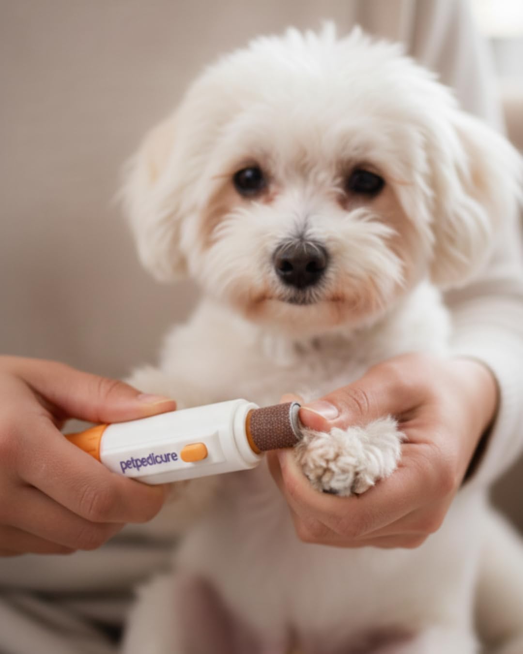 Lima Pulidora Eléctrica para Uñas de Mascotas – Corte Fácil, Seguro y Sin Estrés