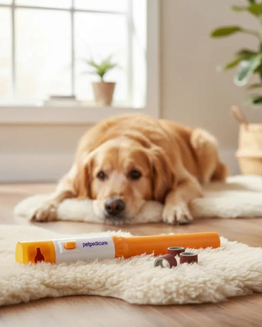 Lima Pulidora Eléctrica para Uñas de Mascotas – Corte Fácil, Seguro y Sin Estrés